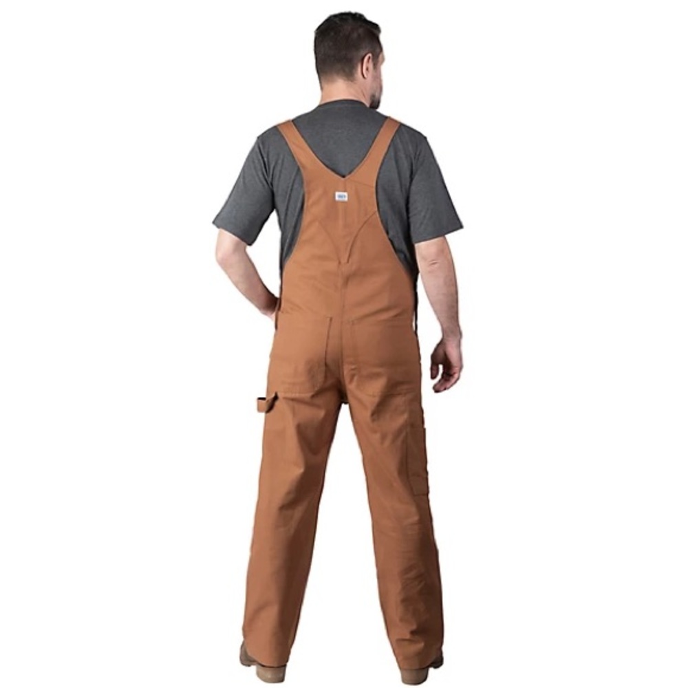 Liberty Men's Duck Bib 100% Cotton Overalls, 10 oz. NWT Size 38W x 32L - Picture 2 of 4
